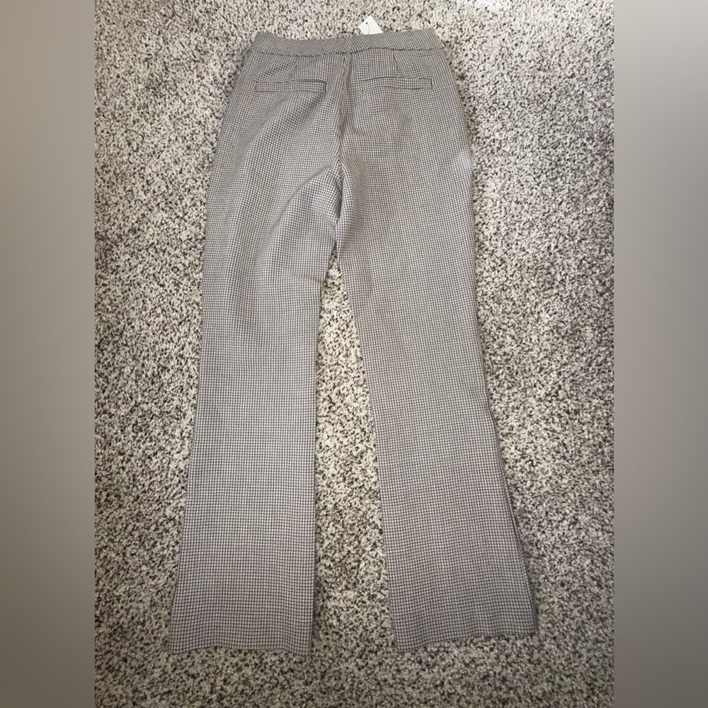 Joie Tabanica Plaid Straight Leg Dress Pants Camel Size 0 (XS) New with tags - Picture 4 of 15